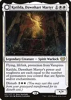 Katilda, Dawnhart Martyr // Katilda's Rising Dawn — Innistrad: Crimson Vow
