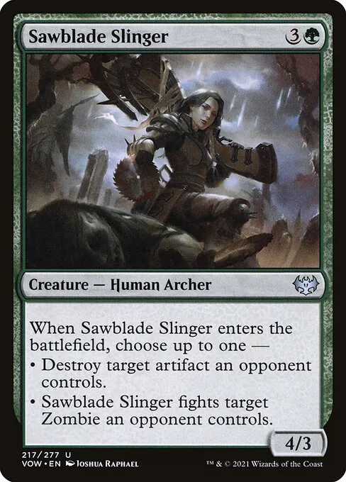 Sawblade Slinger — Innistrad: Crimson Vow