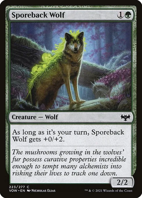 Sporeback Wolf — Innistrad: Crimson Vow