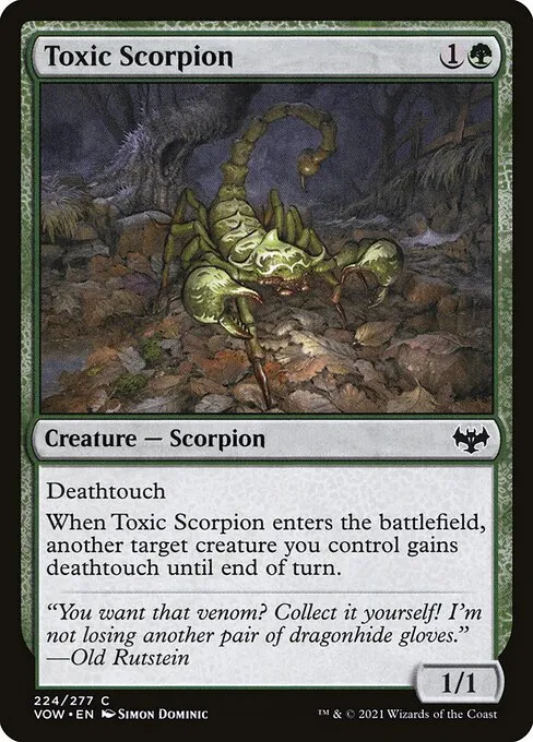 Toxic Scorpion — Innistrad: Crimson Vow