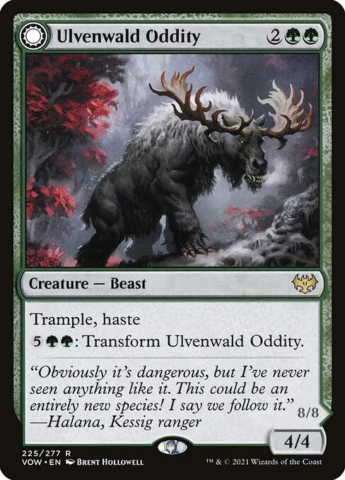 Ulvenwald Oddity // Ulvenwald Behemoth — Innistrad: Crimson Vow