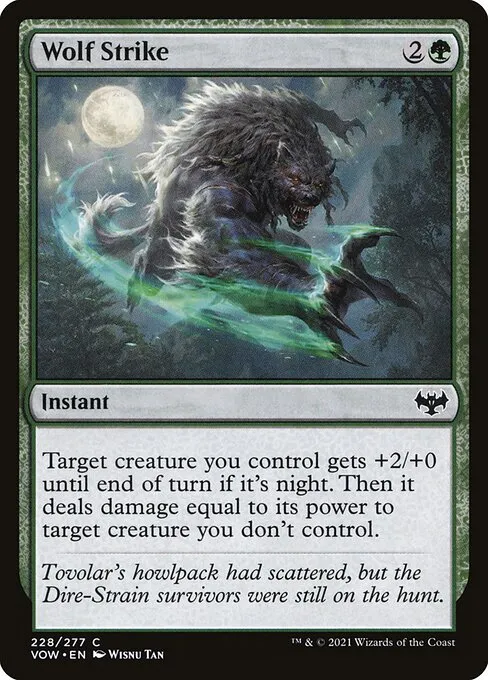 Wolf Strike — Innistrad: Crimson Vow