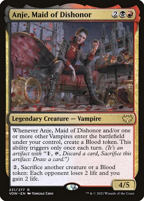 Anje, Maid of Dishonor — Innistrad: Crimson Vow