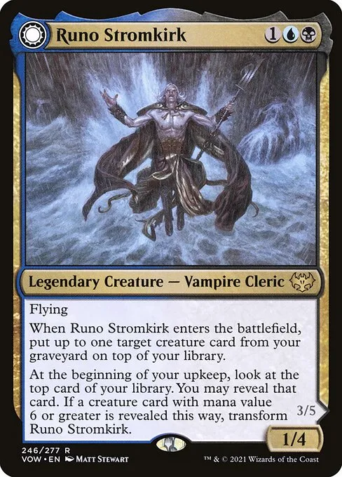 Runo Stromkirk // Krothuss, Lord of the Deep — Innistrad: Crimson Vow