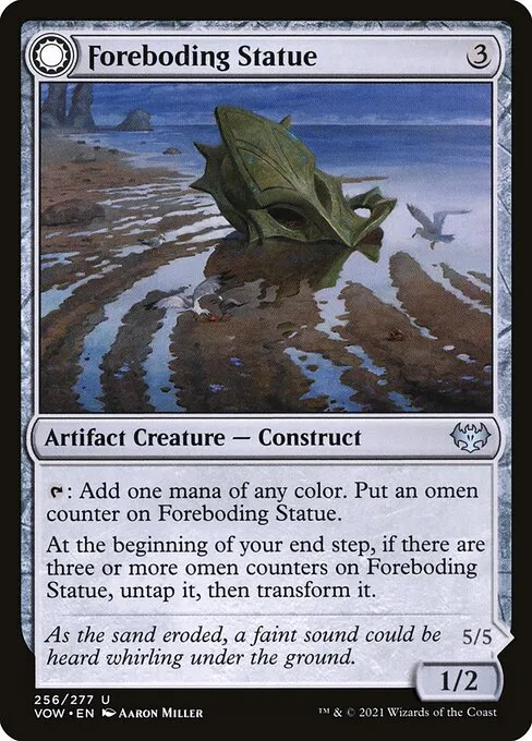 Foreboding Statue // Forsaken Thresher — Innistrad: Crimson Vow