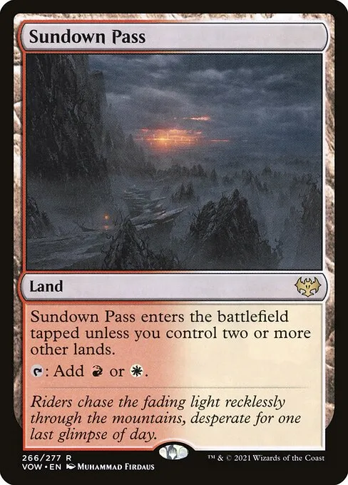 Sundown Pass — Innistrad: Crimson Vow