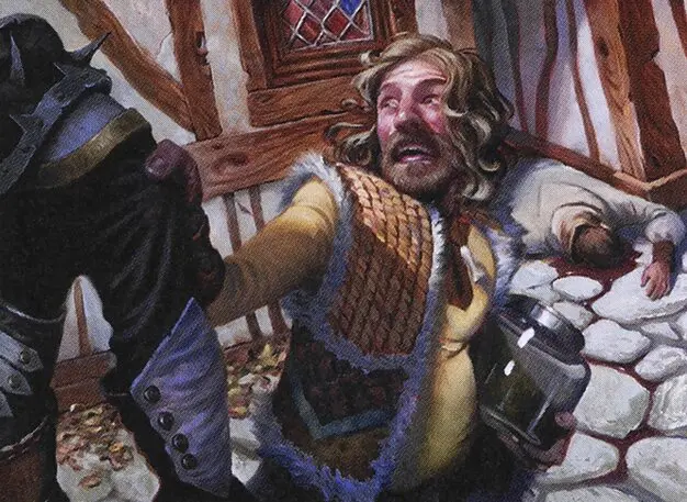 Art detail — Panicked Bystander // Cackling Culprit