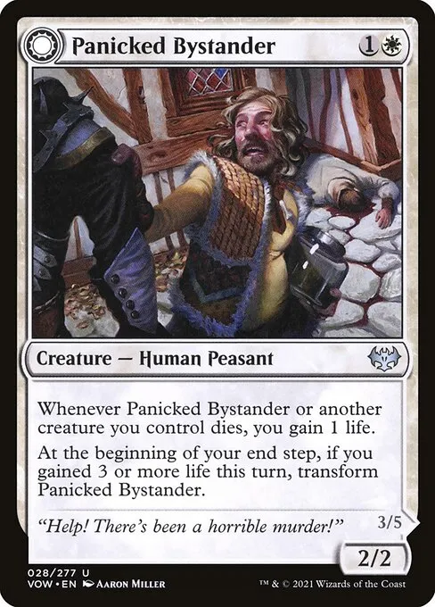 Panicked Bystander // Cackling Culprit — Innistrad: Crimson Vow