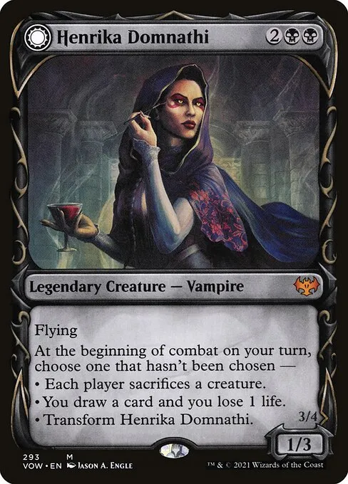 Henrika Domnathi // Henrika, Infernal Seer — Innistrad: Crimson Vow