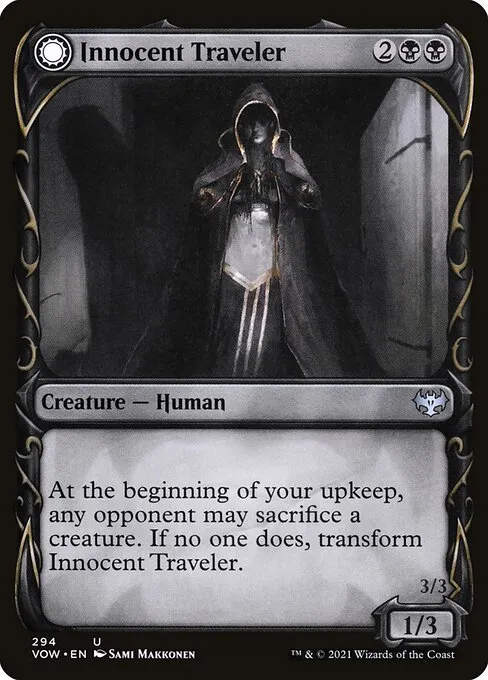 Innocent Traveler // Malicious Invader — Innistrad: Crimson Vow