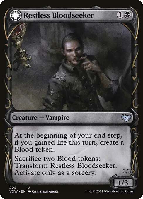 Restless Bloodseeker // Bloodsoaked Reveler — Innistrad: Crimson Vow