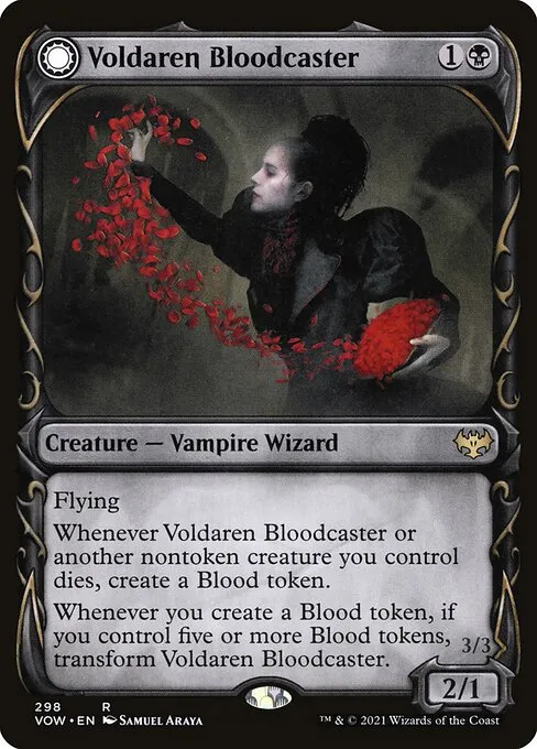 Voldaren Bloodcaster // Bloodbat Summoner — Innistrad: Crimson Vow