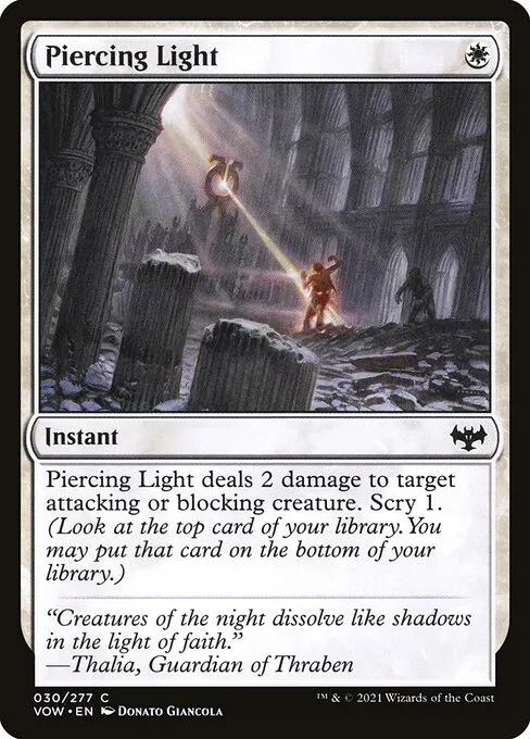 Piercing Light — Innistrad: Crimson Vow
