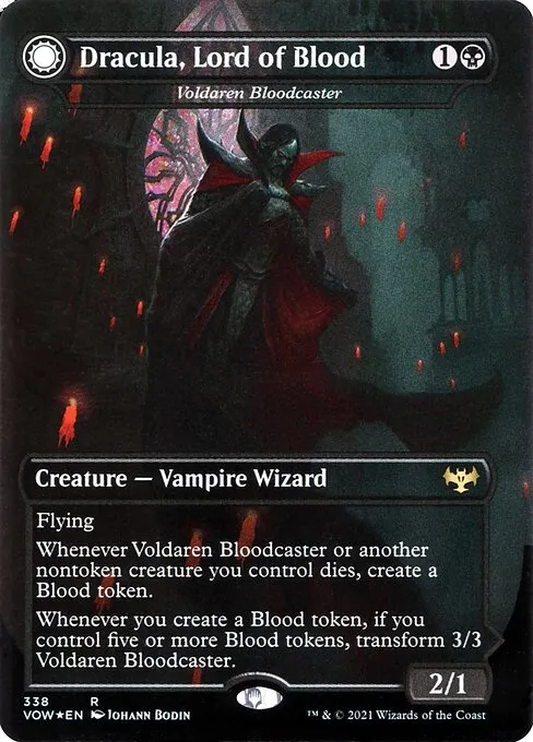 Voldaren Bloodcaster // Bloodbat Summoner — Innistrad: Crimson Vow