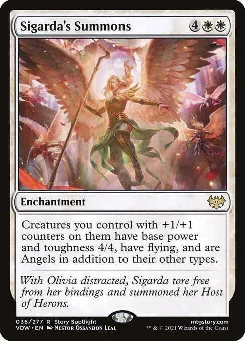 Sigarda's Summons — Innistrad: Crimson Vow