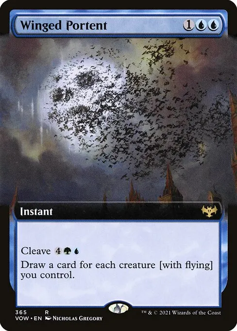 Winged Portent — Innistrad: Crimson Vow