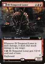 Ill-Tempered Loner // Howlpack Avenger — Innistrad: Crimson Vow