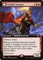 Volatile Arsonist // Dire-Strain Anarchist — Innistrad: Crimson Vow