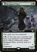 Howlpack Piper // Wildsong Howler — Innistrad: Crimson Vow