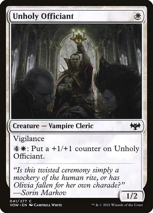 Unholy Officiant — Innistrad: Crimson Vow
