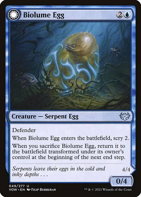 Biolume Egg // Biolume Serpent — Innistrad: Crimson Vow