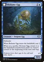 Biolume Egg // Biolume Serpent — Innistrad: Crimson Vow