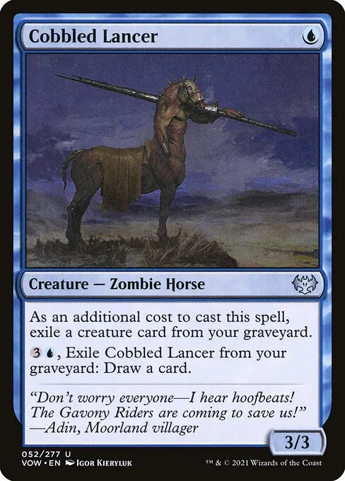 Cobbled Lancer — Innistrad: Crimson Vow