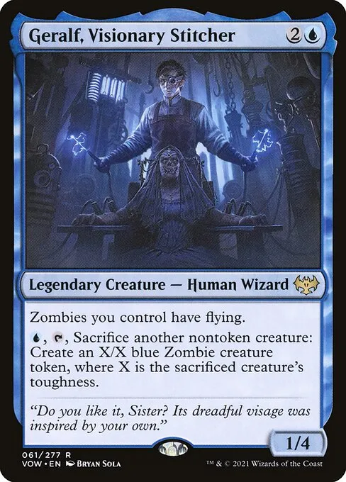 Geralf, Visionary Stitcher — Innistrad: Crimson Vow