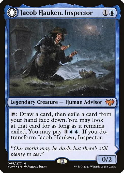 Jacob Hauken, Inspector // Hauken's Insight — Innistrad: Crimson Vow