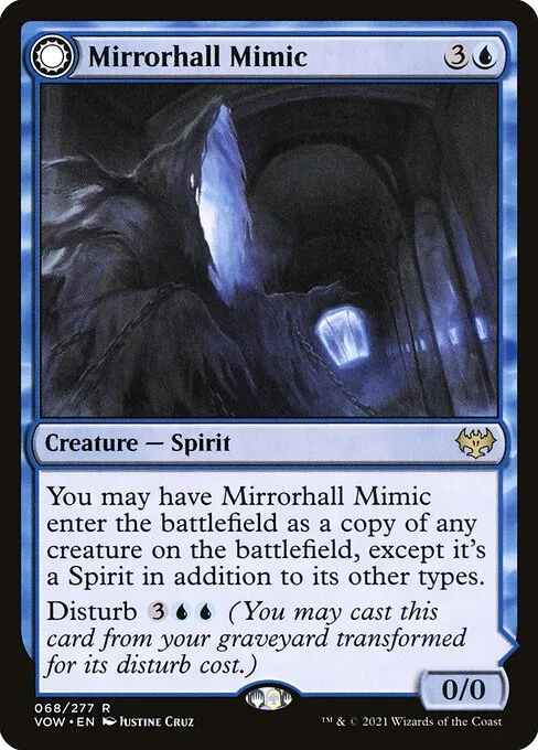 Mirrorhall Mimic // Ghastly Mimicry — Innistrad: Crimson Vow