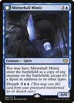 Mirrorhall Mimic // Ghastly Mimicry — Innistrad: Crimson Vow