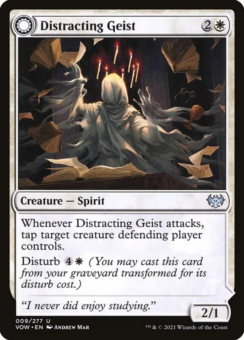 Distracting Geist // Clever Distraction — Innistrad: Crimson Vow