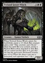 Twisted Sewer-Witch — Wilds of Eldraine