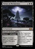 Virtue of Persistence // Locthwain Scorn — Wilds of Eldraine
