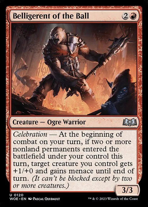 Belligerent of the Ball — Wilds of Eldraine