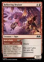 Bellowing Bruiser // Beat a Path — Wilds of Eldraine