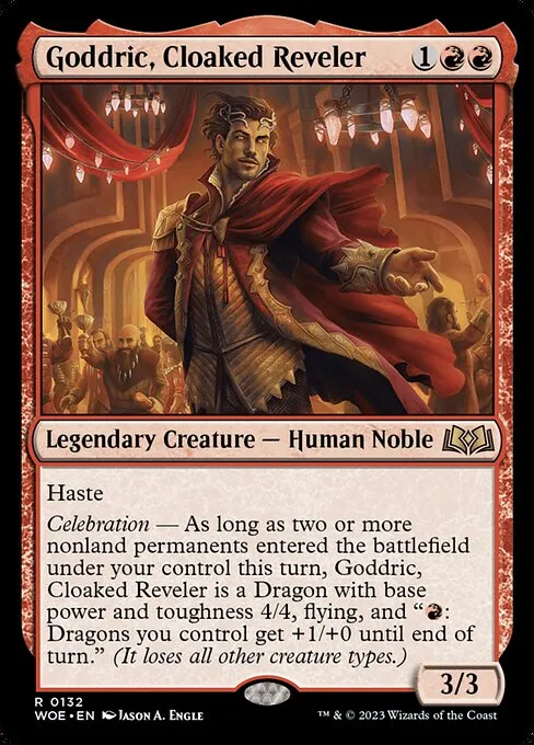 Goddric, Cloaked Reveler — Wilds of Eldraine
