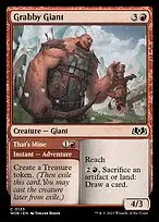 Grabby Giant // That's Mine — Wilds of Eldraine