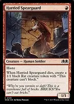 Harried Spearguard — Wilds of Eldraine