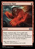 Monstrous Rage — Wilds of Eldraine