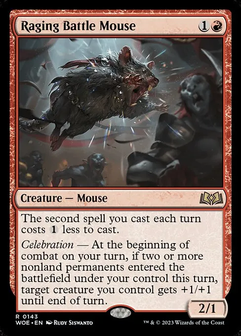 Raging Battle Mouse — Wilds of Eldraine