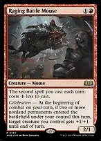 Raging Battle Mouse — Wilds of Eldraine