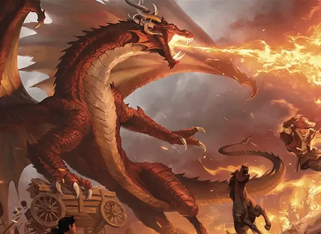 Art detail — Realm-Scorcher Hellkite