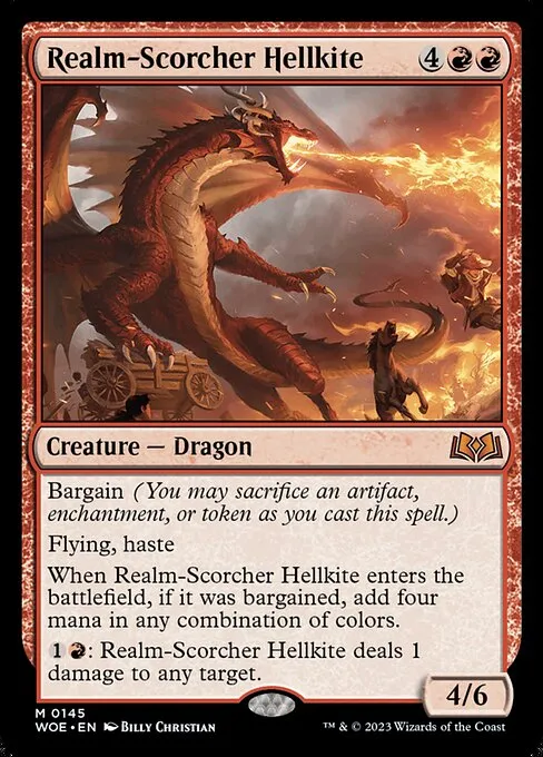 Realm-Scorcher Hellkite — Wilds of Eldraine