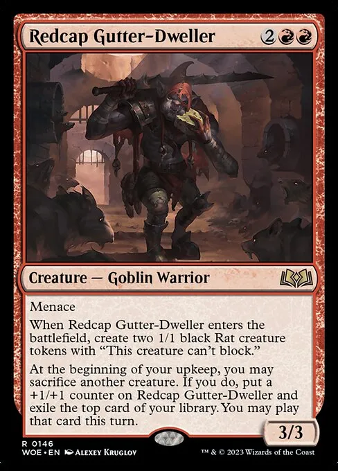 Redcap Gutter-Dweller — Wilds of Eldraine