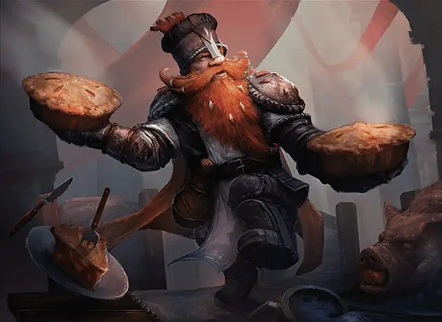 Art detail — Gallant Pie-Wielder