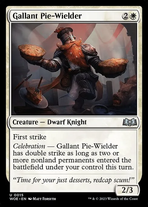 Gallant Pie-Wielder — Wilds of Eldraine