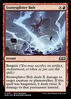 Stonesplitter Bolt — Wilds of Eldraine