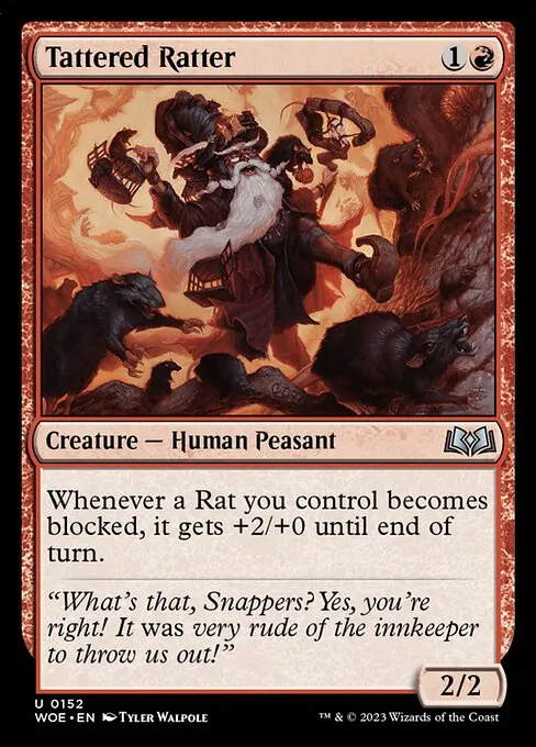 Tattered Ratter — Wilds of Eldraine