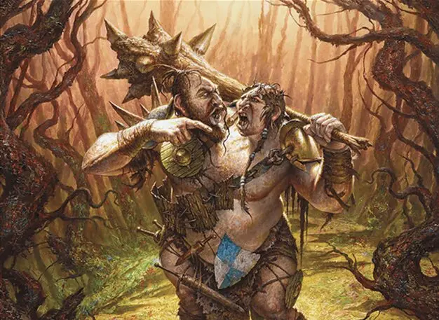 Art detail — Two-Headed Hunter // Twice the Rage